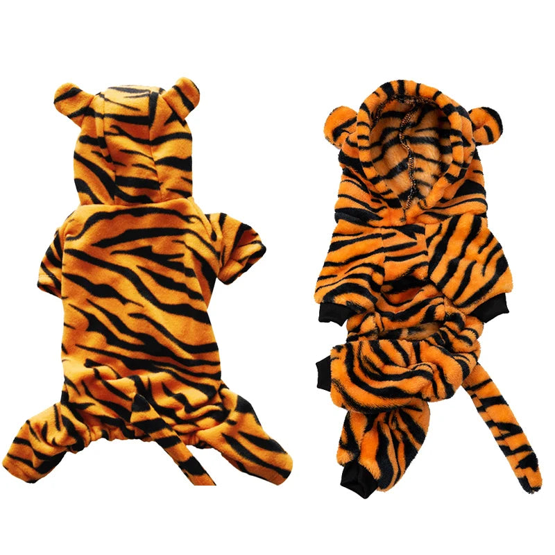 Autumn Winter Pet Cat Dog Clothes Fleece Cute Puppy Jumpsuit Costume for Small Dogs Chihuahua Pomeranian Kitten Pajamas cachorro