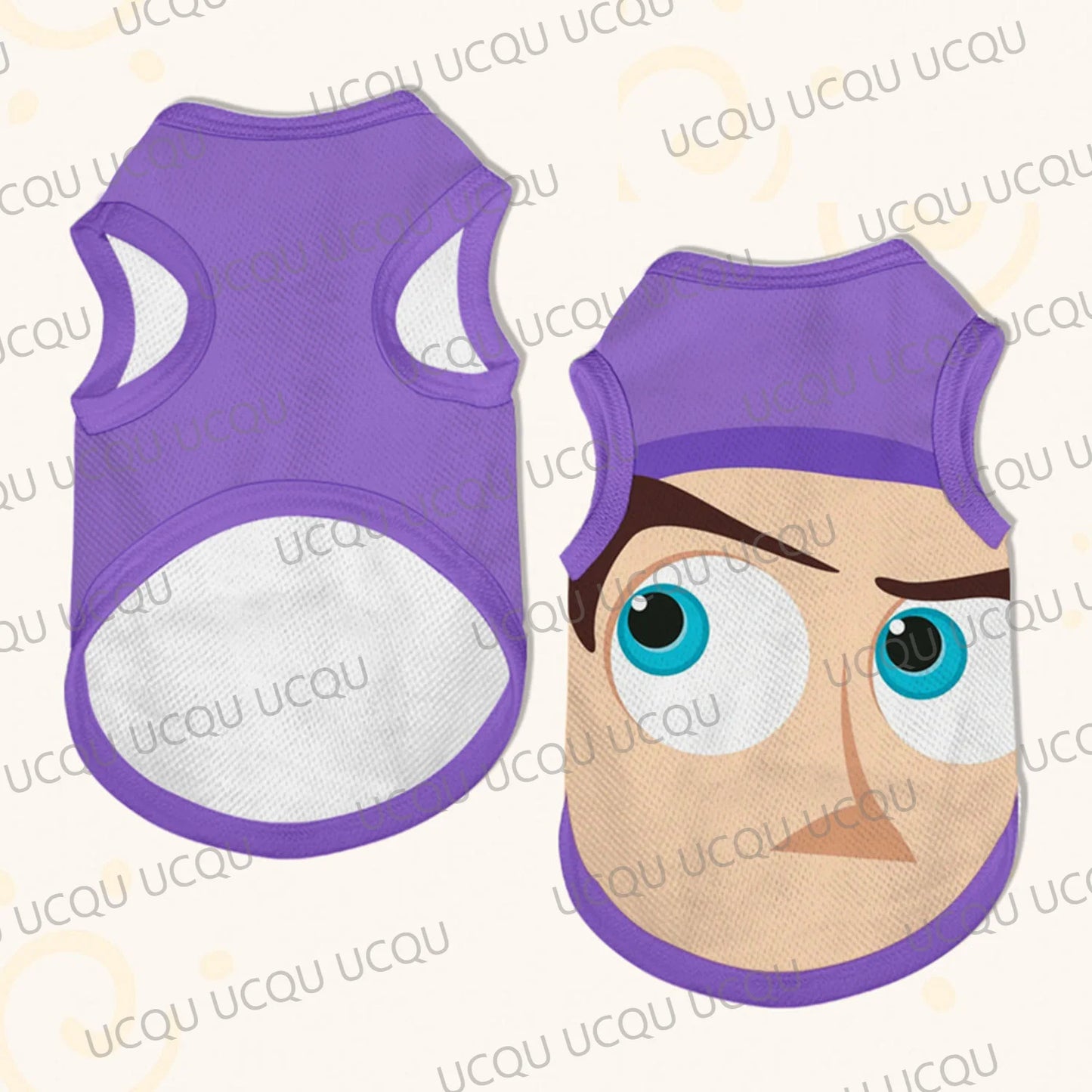 Western Cowboy Woody Pet Vest Dog and Cat Clothes Space-Themed Outfit for Small to Large Pets Jersey