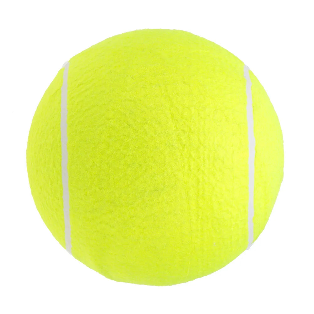 Oversize Giant Tennis Balls Inflatable Tennis Ball with Pump Dog Toy Balls For Signature Children Adult Pets Dogs Cats Fun