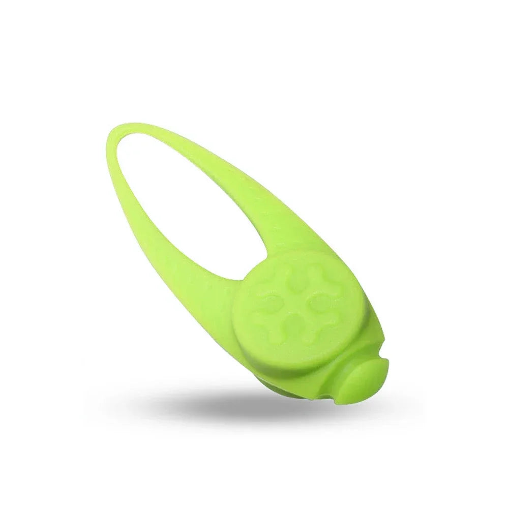 Pet Led Silicone Rubber Pendant Safety Flashing Glow Light Blinking Led Collar Luminous Pendant For Pet Dog Puppy Necklace