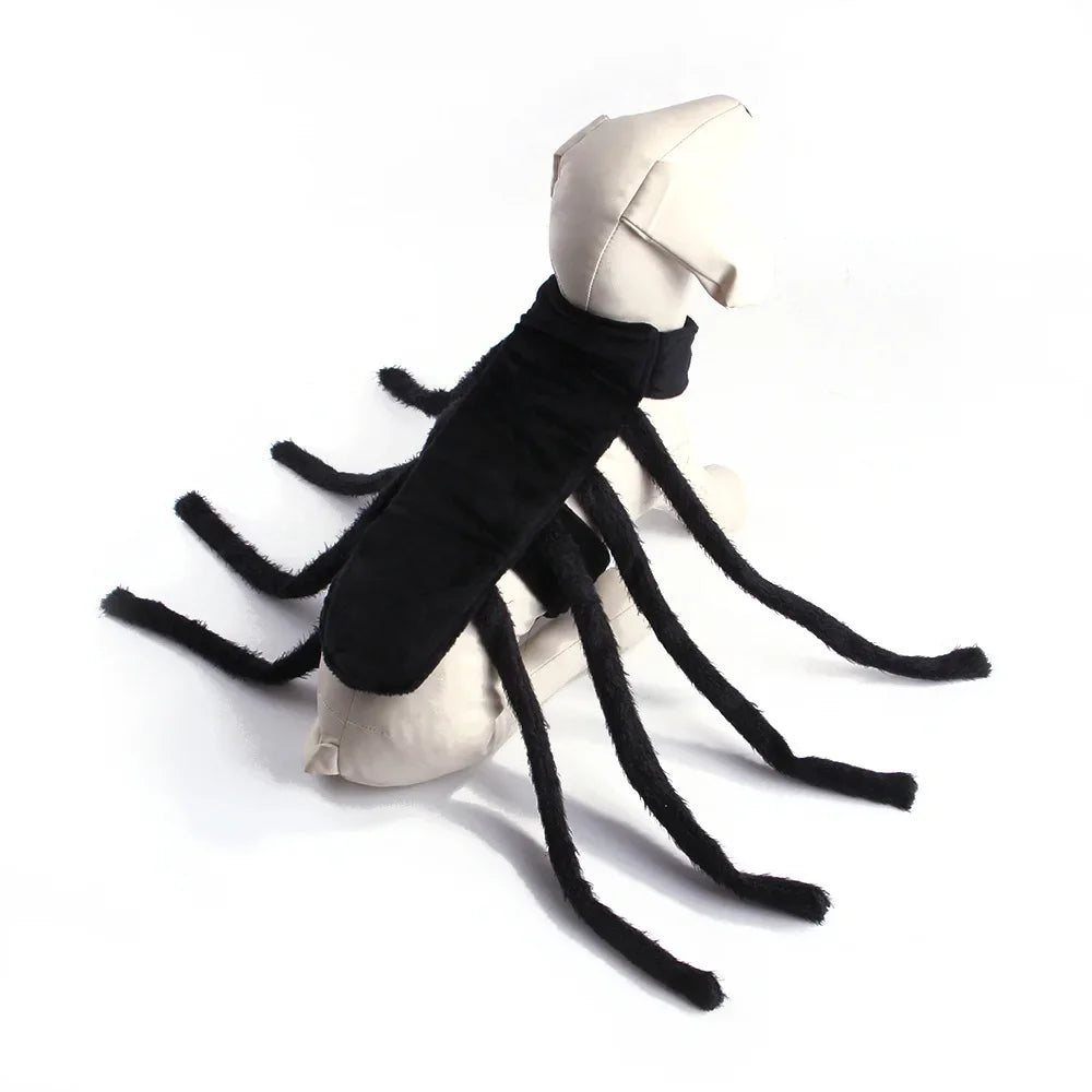 Pet Halloween Fun Spider Chest Back Cat Small and Medium Dog Festival Creative Transformation Costume Puppy Role Playing Costume