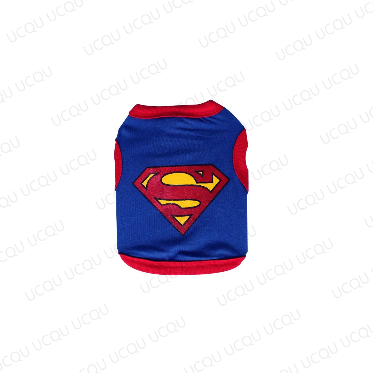 Summer Pet Clothes Superhero Cosplay T-Shirt for Dogs and Cats Letter Print Costume Outfit for Small Pets