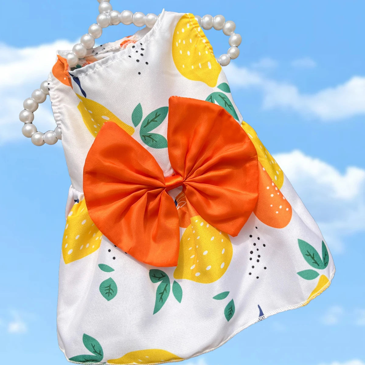 Small Dog Dress Summer Cooling Dog Clothes for Small Dog Clothing Cute Flower Cat Dress Bowknot Clothes for Pet Dress Cat Cloth