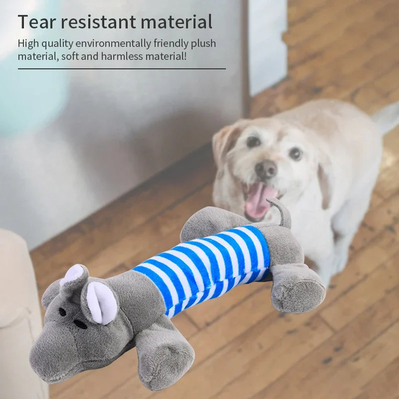 Pet Dog Toy Squeak Plush Toy For Dogs Supplies Fit for All Puppy Pet Sound Funny Durable Chew Molar Cute Pets Supplies