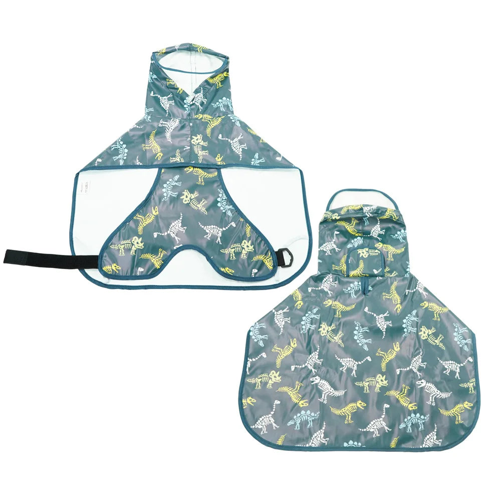 Teddy Cgi Golden Dog Clothes Egg Olk Man PU Waterproof Jacket Dog Raincoat Pet Supplies Waterproof Outdoor