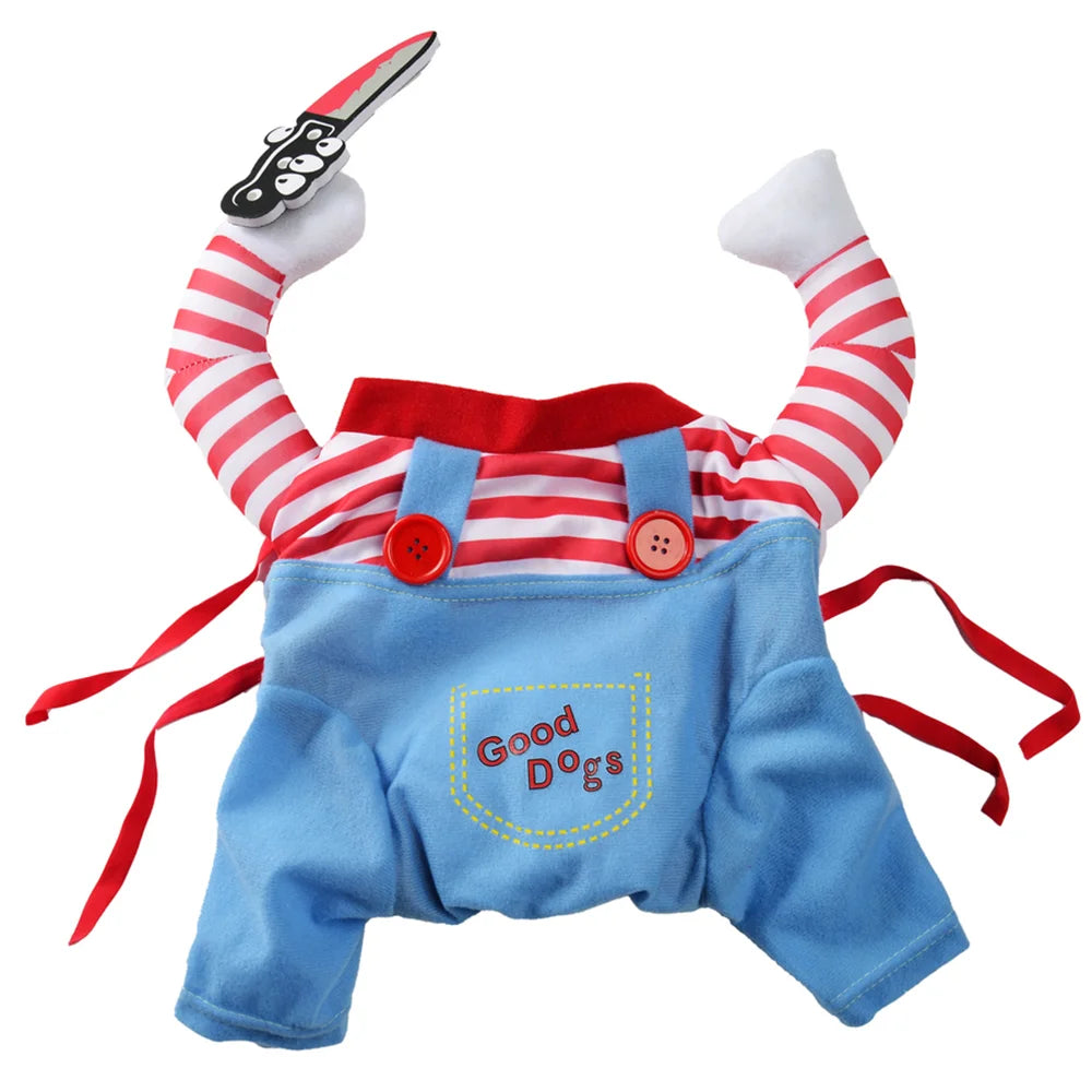 Halloween Dog Clothes for Small Medium Large Dogs Pets Cats Cosplay Party Dress Up Costume Festival Chihuahua Labrador Pets Gift