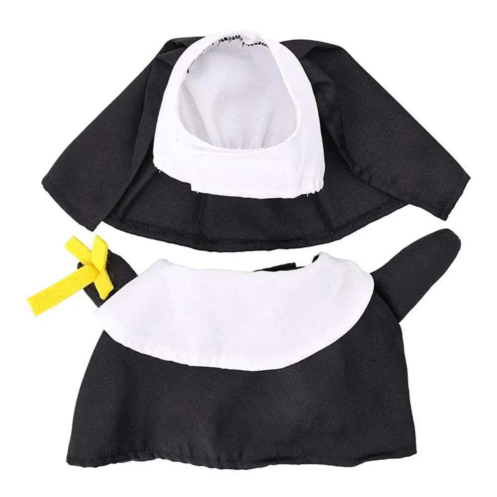 Pet Costume Cute Cosplay Set Halloween Dog Clothes Pet Nun Costume Breathable Nun Cloak Pet Supplies DIY Novelty Dog Dress
