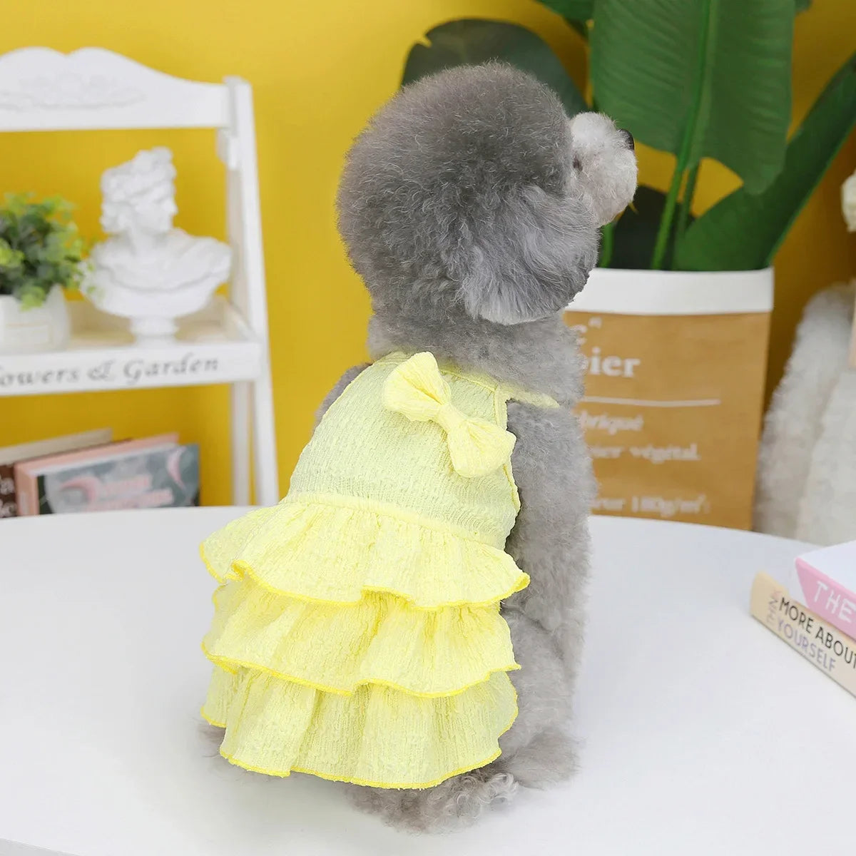 Spring Pet Clothes Dog Princess Dresses Puppy Dress Pet Skirt Puppy Dog Princess Dresses for Small Medium Cat Costume Pug