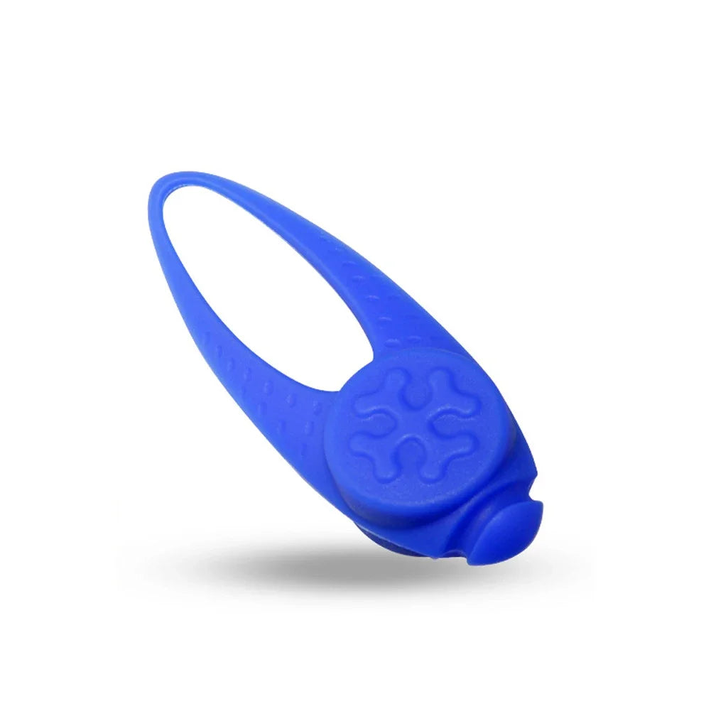 Pet Led Silicone Rubber Pendant Safety Flashing Glow Light Blinking Led Collar Luminous Pendant For Pet Dog Puppy Necklace