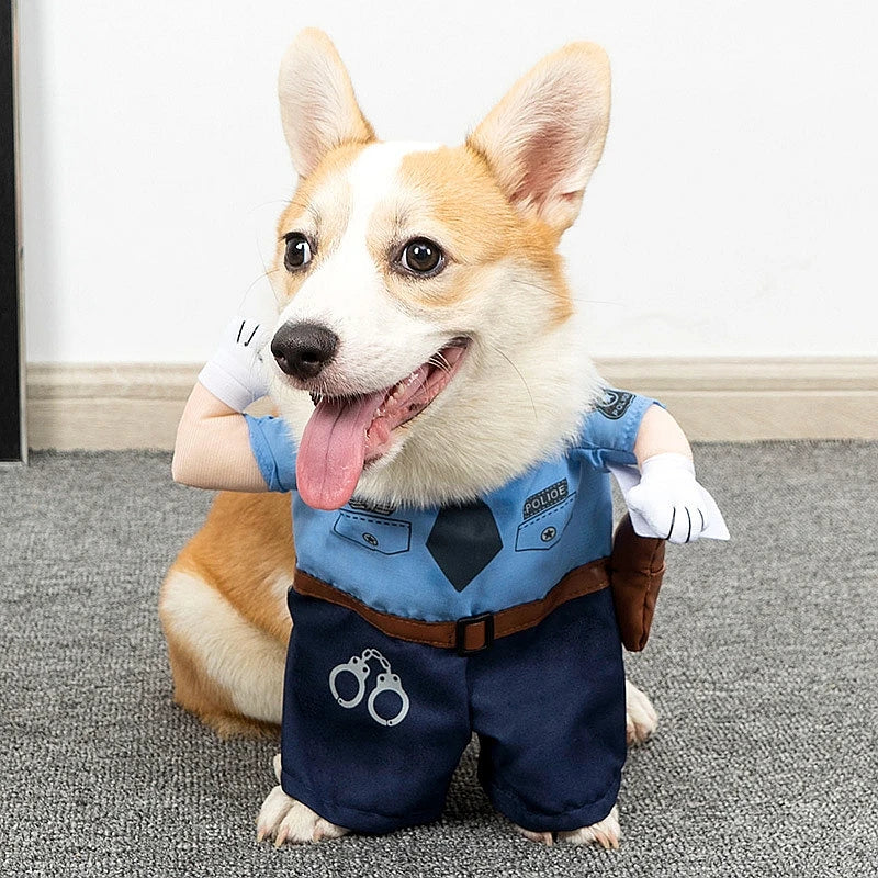 Dog Clothes Funny Costume Halloween Puppy Sweatshirt Suit Dog Cosplay Clothes Party Clothing Cat Dog Sets Pet Dress Dog Outfits