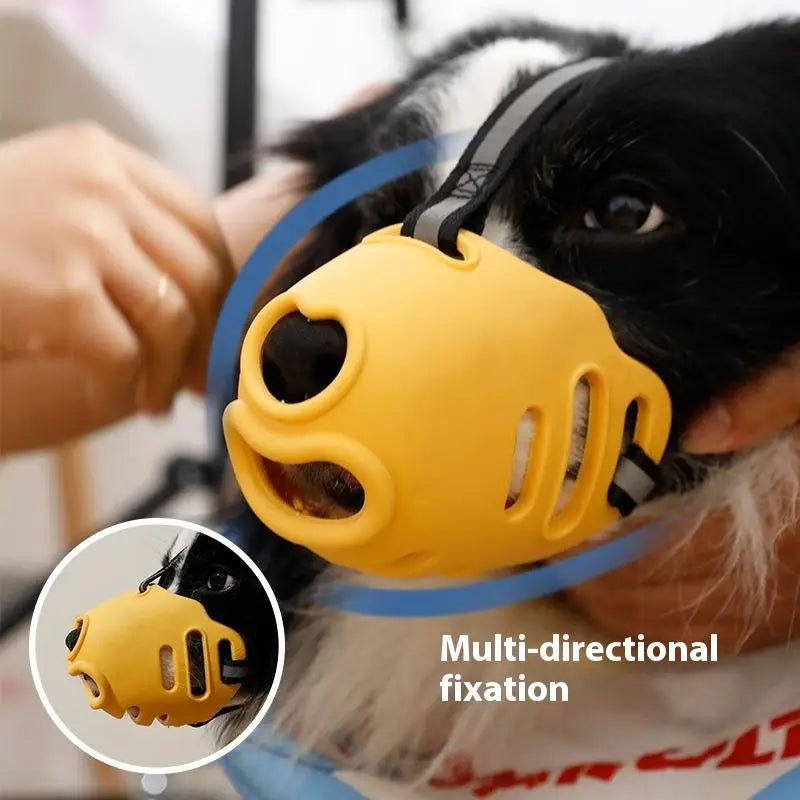 Pet Breathable Adjustable Muzzle Guard Against Biting And Barking Medium And Large Dog Mask Anti-barking Muzzle For Pet