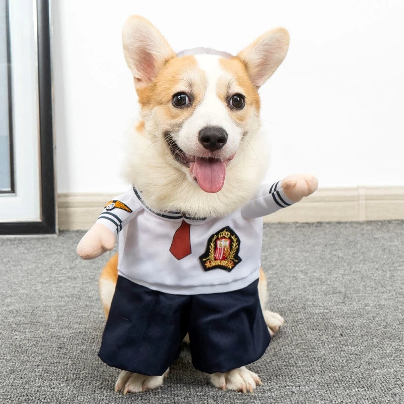 Dog Clothes Funny Costume Halloween Puppy Sweatshirt Suit Dog Cosplay Clothes Party Clothing Cat Dog Sets Pet Dress Dog Outfits
