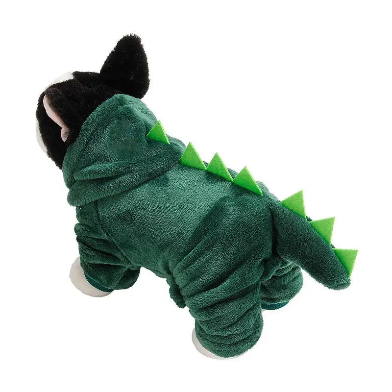 Dog Dinosaur Design Costume Cat Dog Dinosaur Hoodies Soft And Warm Pet Clothes Funny Costume For Dog Cat