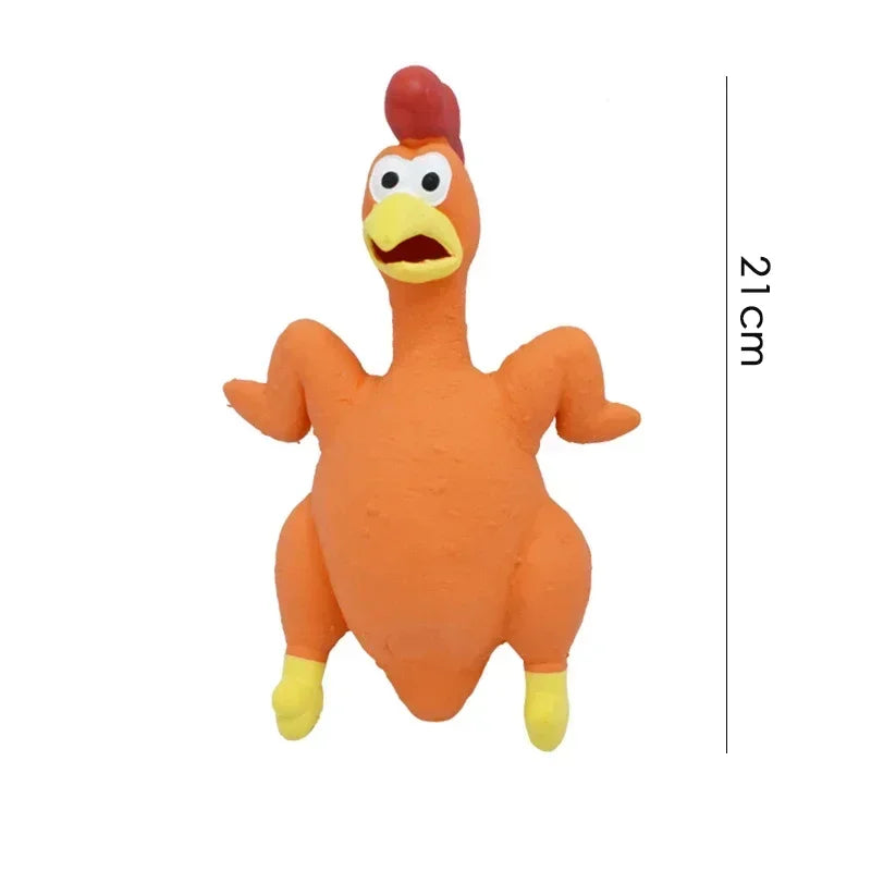 Screaming Chicken Squeeze Sound Toy Pets Dog Toys Product Shrilling Decompression Tool Squeak Vent Chicken