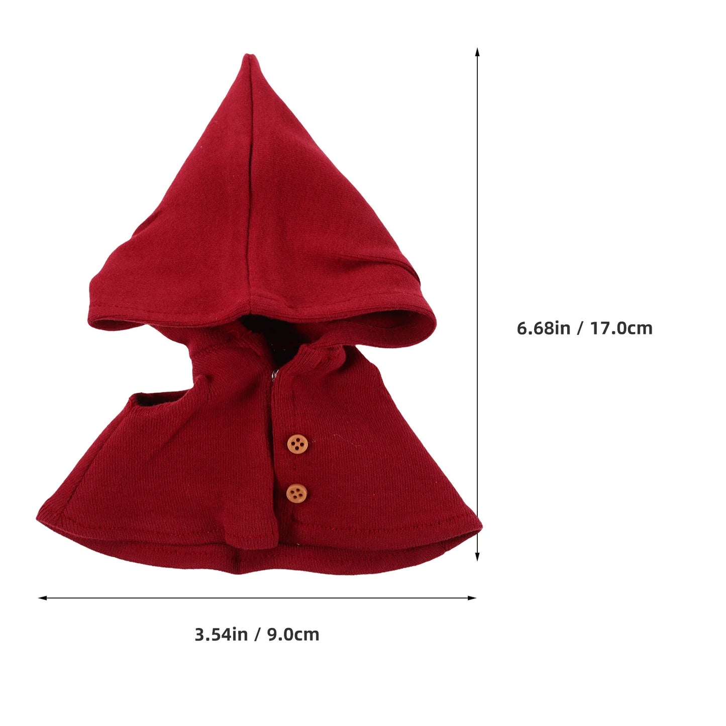 Doll Clothing Wizard Robe For Doll Christmas Elf Costume Halloween Cosplay Clothing Dress Up Accessories For 17cm Figure Decor