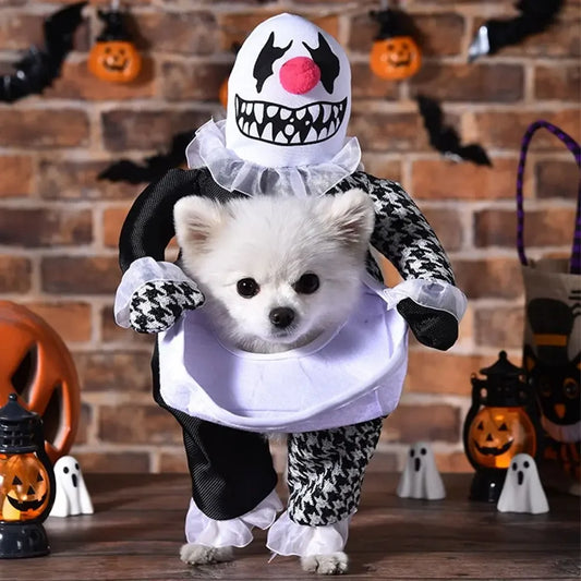 Creative Puppy Halloween Coat Funny Polyester Halloween Pet Clothes Dog Cosplay Pet Costume Dog Cosplay Costume Small Dog Wear