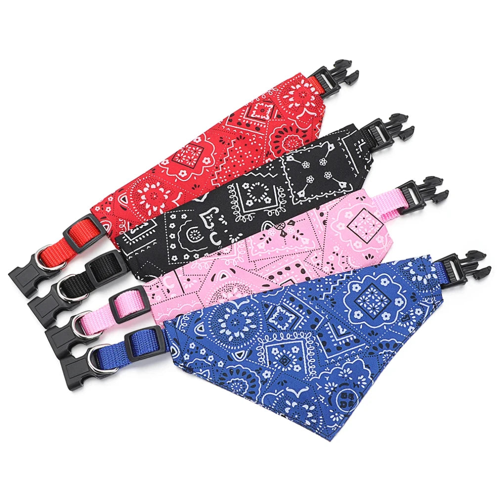 Adjustable Triangular Bandage For Pet Dog Cat Washable Scarf Bandana Collar Bibs Cat Neck Decor Birthday Party Dress Up2025new