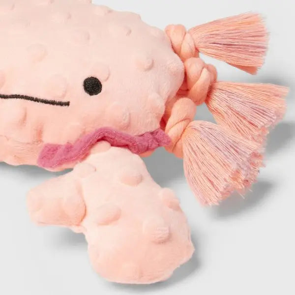 6.75" Crab Rope Plush Dog Toy