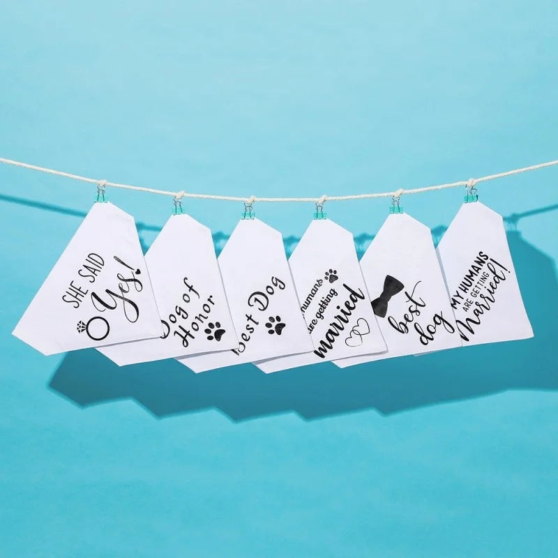 Solid Dog Saliva Towel Fashion Dog Bandanas Adjustable Puppy Triangle Cotton Cat Neckerchief Pet Collars Chihuahua Pet Supplies