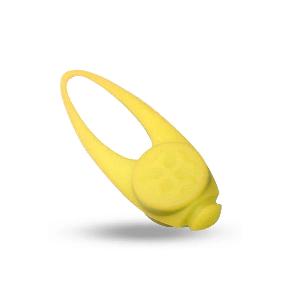Pet Led Silicone Rubber Pendant Safety Flashing Glow Light Blinking Led Collar Luminous Pendant For Pet Dog Puppy Necklace
