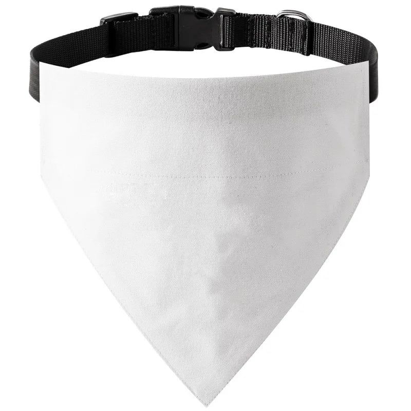 Solid Dog Saliva Towel Fashion Dog Bandanas Adjustable Puppy Triangle Cotton Cat Neckerchief Pet Collars Chihuahua Pet Supplies
