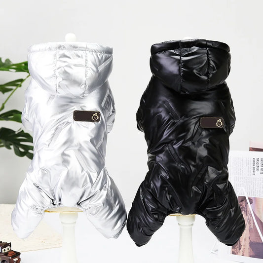 Winter Pet Dog Clothes Waterproof Warm Dog Jumpsuit for Small Dogs Chihuahua Puppy Down Coat Jacket French Bulldog Pet Outfits