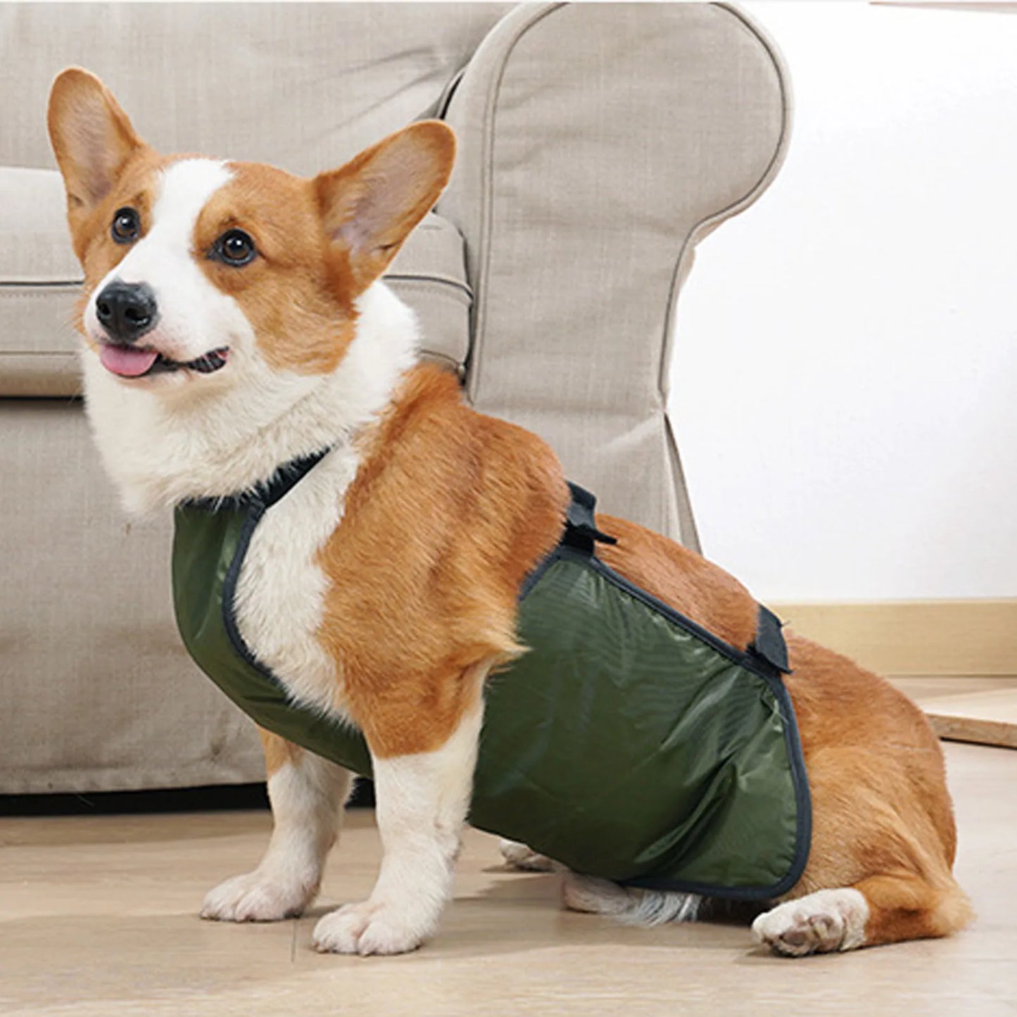 Dog Belly Protector Large Dog Belly Band Waterproof Breathable Full  Easy to Clean Dog Bib Chest Protector for Pets